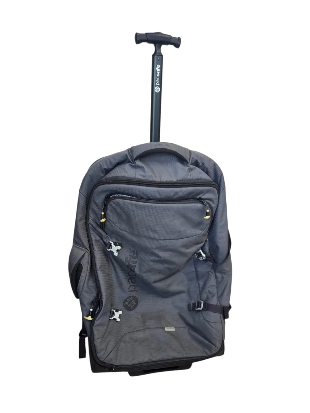 PacSafe Grey Rolling Travel Backpack - Trolley Bag